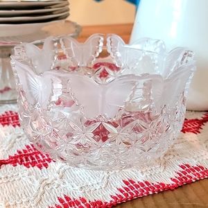 Crystal Butterfly Bowl